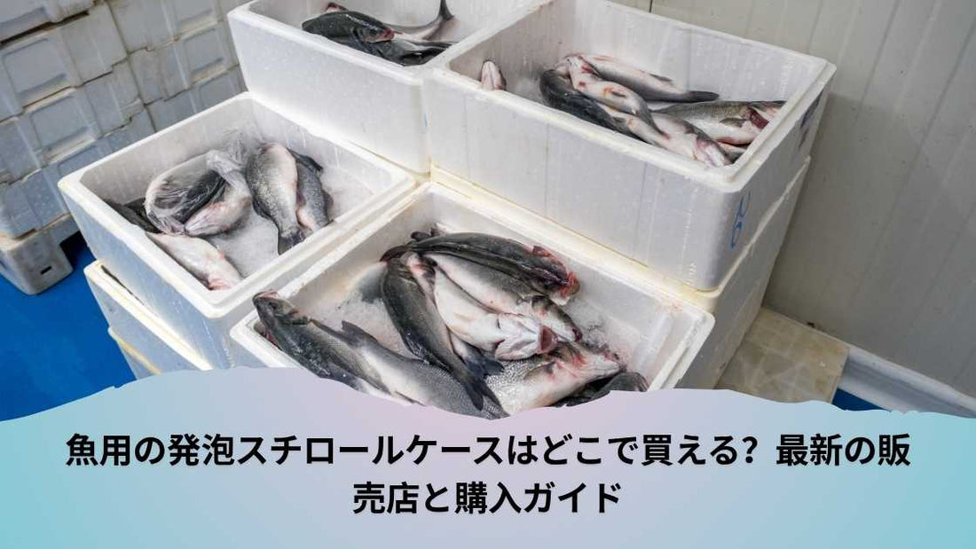 魚用の発泡スチロールケースはどこで買える？